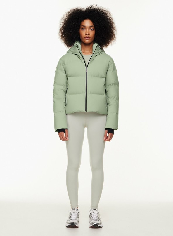 Women Aritzia Jackets & Coats | The Super Puff₂O™ Shorty Seagrass Green ...